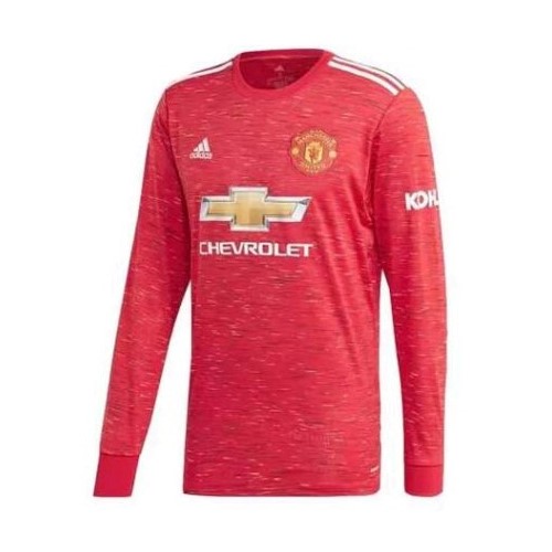 Tailandia Camiseta Manchester United 1ª 2020-2021 Ml